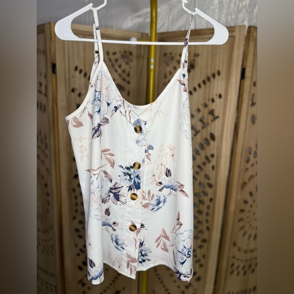 Floral Button-Down Top - Picture 1 of 3